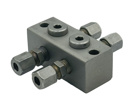 Blok smarowniczy T 2x1 / M10x1