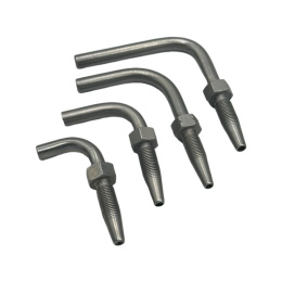 Końcówka skrętna kątowa 90° DN4 / 8,6mm R-6mm L50,0mm