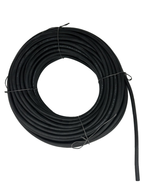 Osłona przewodu karbowana czarna wew.10mm Osłona przewodu karbowana czarna wew.10mm