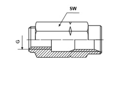 Tulejka przewodu DN4 / 8,6mm do końcówki skrętnej