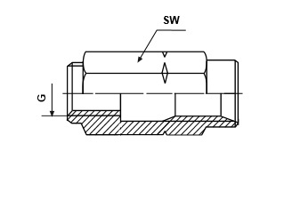 Tulejka przewodu DN4 / 8,6mm do końcówki skrętnej Tulejka przewodu DN4 / 8,6mm do końcówki skrętnej
