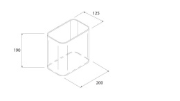 Zbiornik na smar prostokątny 3kg do pomp Groeneveld OnePlus / Twin / SingleLine / TriPlus