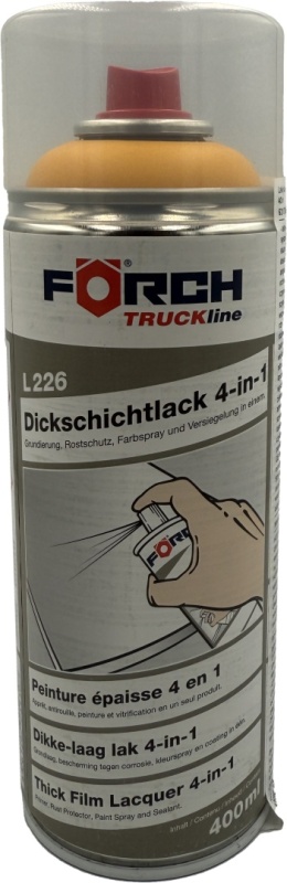 Farba w sprayu do maszyn Volvo – 400 ml (kolor żółty)