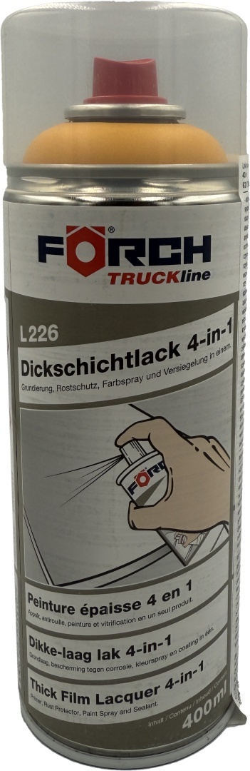 Farba w sprayu do maszyn Volvo – 400 ml (kolor żółty)