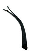 Przewód tekalan 5mm-3/16" (L=20m) 82Bar ze smarem / potrójny / czarny+czerwony+niebieski