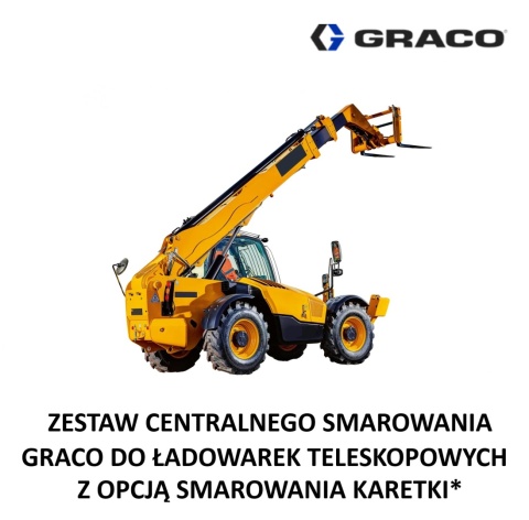 Zestaw centralnego smarowania GRACO do ładowarek teleskopowych