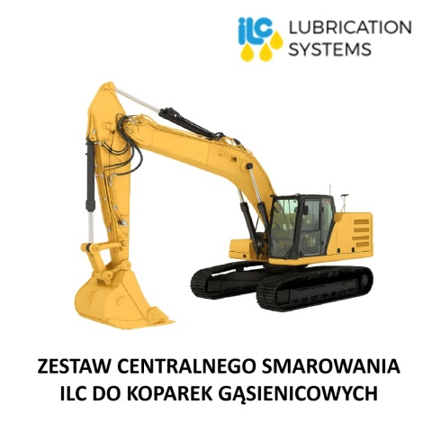 Zestaw centralnego smarowania ILC do koparek gąsienicowych