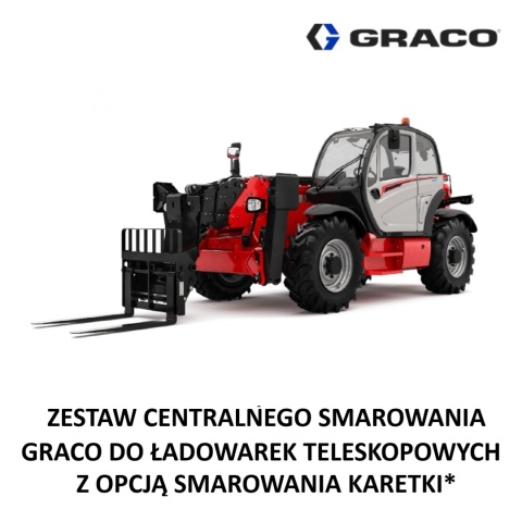 Zestaw centralnego smarowania GRACO do ładowarek teleskopowych