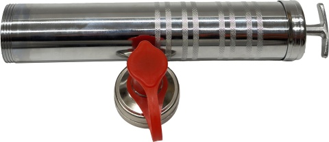 Zestaw: taca zasysająca na beczki 18kg + smarownica typu strzykawka