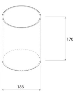 Zbiornik na smar okrągły 4kg do pomp Groeneveld Twin / SingleLine (ZAMIENNIK)