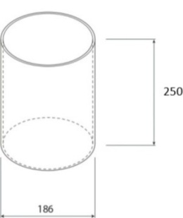 Zbiornik na smar okrągły 6kg do pompy Groeneveld Twin (ZAMIENNIK)