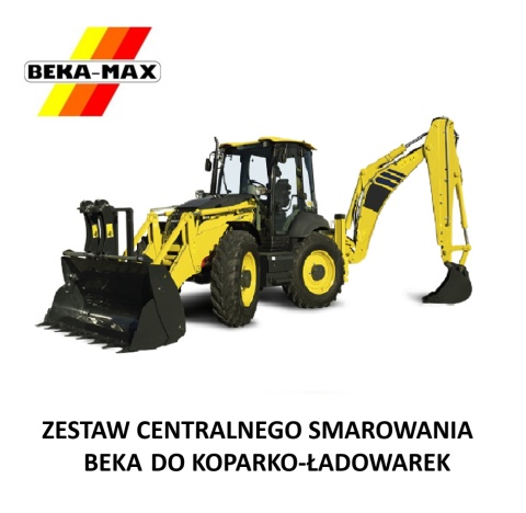 Zestaw centralnego smarowania BEKA do koparko-ładowarek