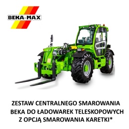 Zestaw centralnego smarowania BEKA do ładowarek teleskopowych